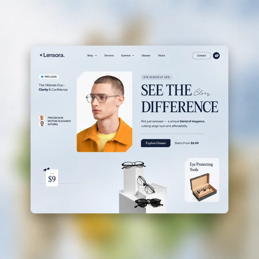 Ecommerce & Retail website design 01