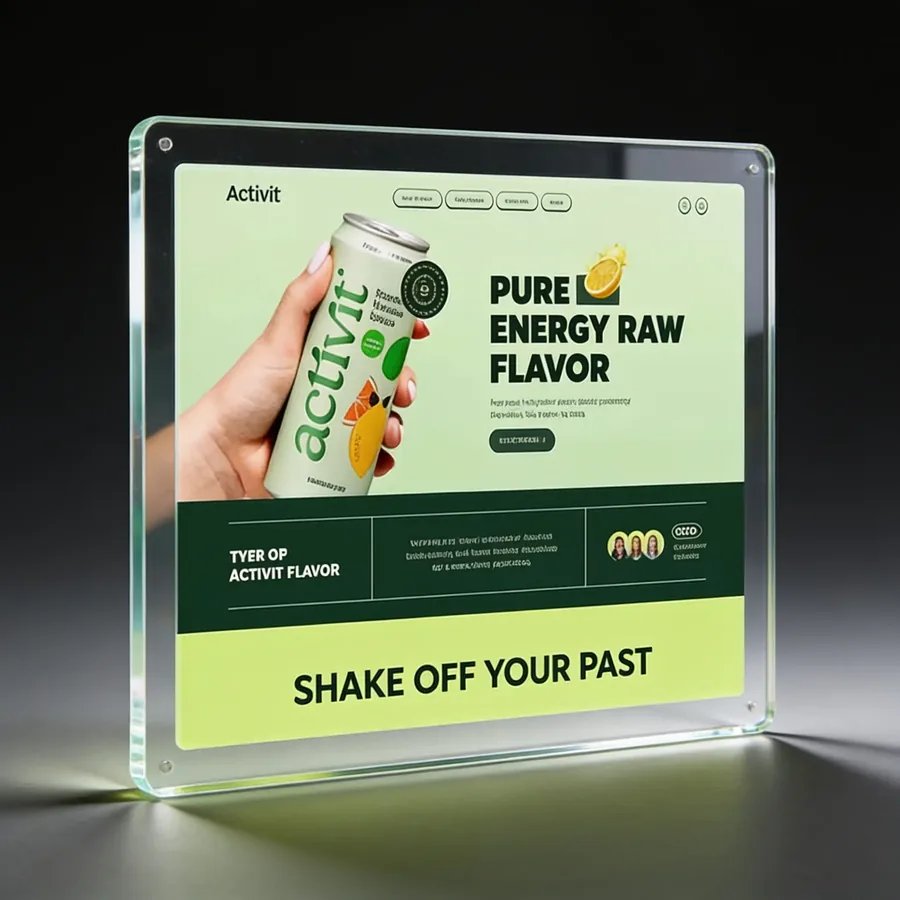 Food & Beverage website design 06