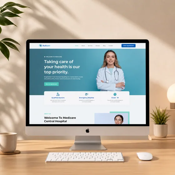 Healthcare & Wellness website design 03