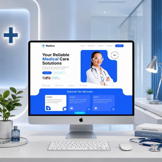 Healthcare & Wellness website design 06