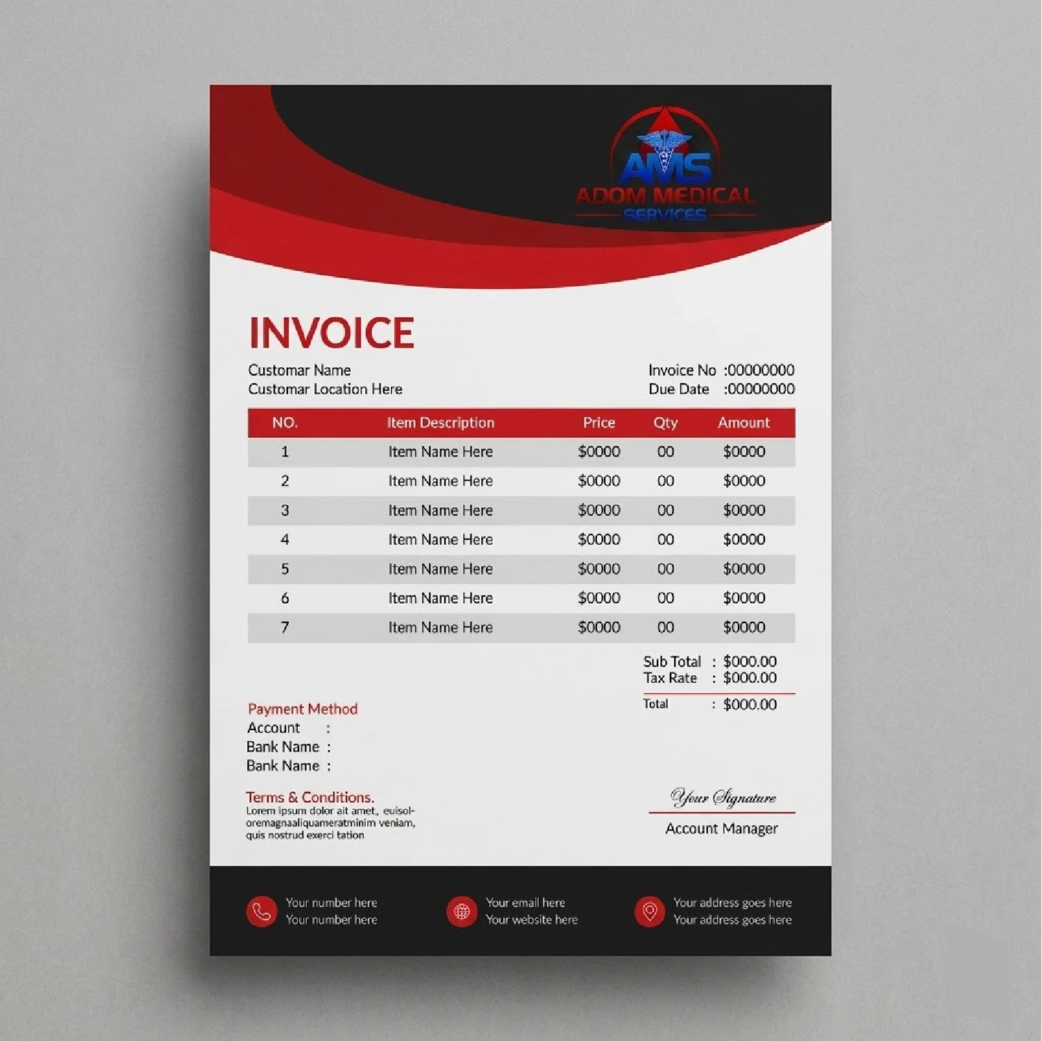 Invoice Design 4